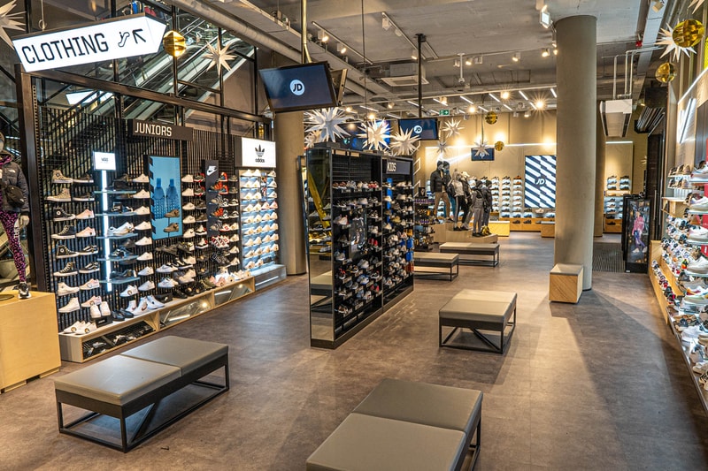 jd sports store Amsterdam king of the streets nike puma Adidas flagship