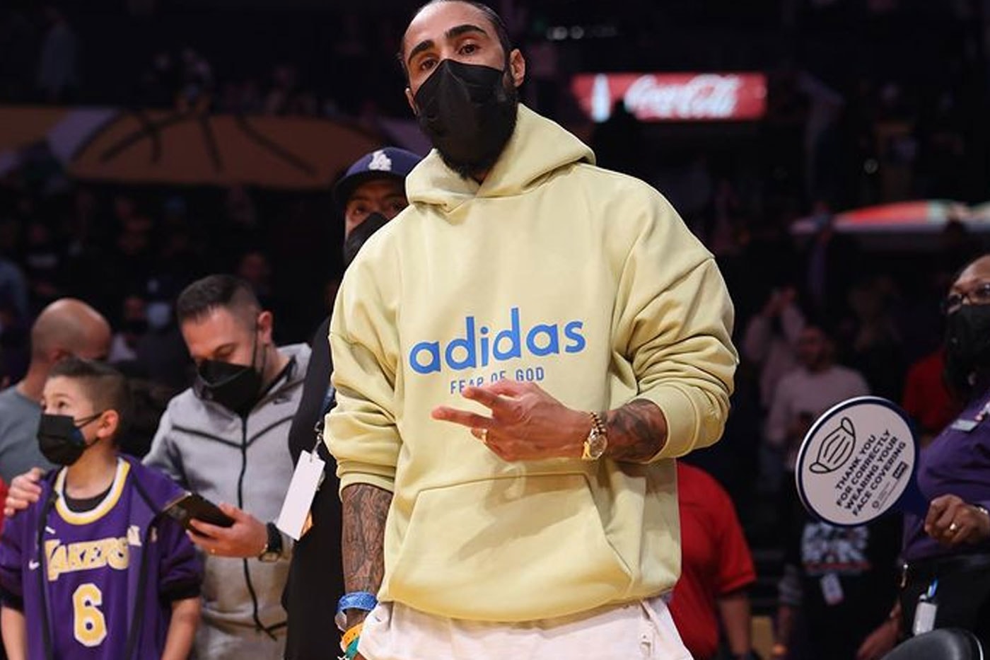 Jerry Lorenzo Teases New adidas x Fear of God Collaboration essentials american designer street style sweater sportswear athleisure los angeles lakers lebron james russell westbrook kid cudi 