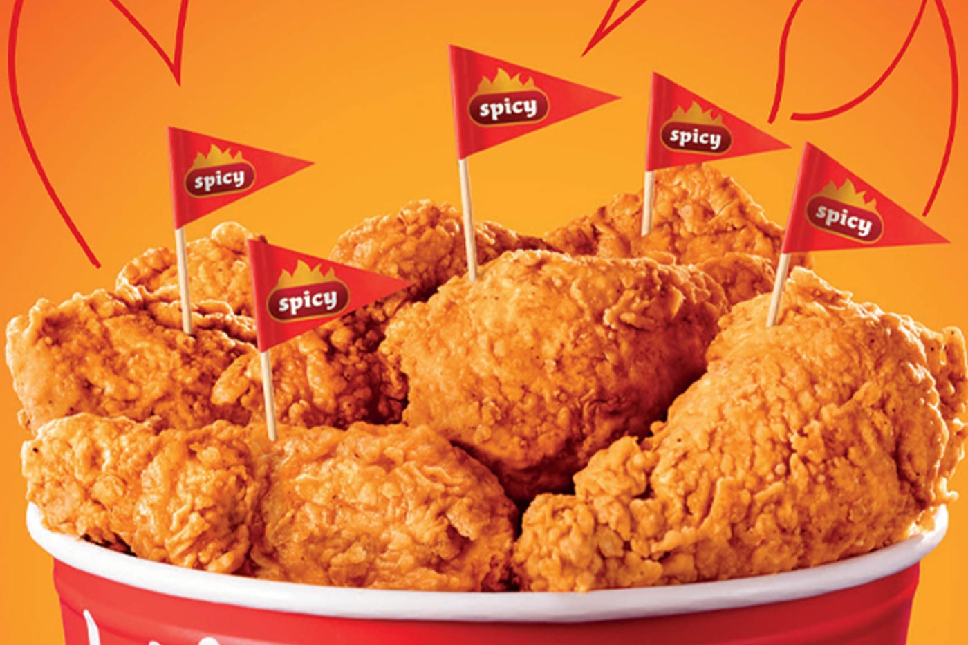 Jollibee Is Turning up the Heat With the New Spicy Chickenjoy fried chicken legacy fast-food philippines filipino american spicy marinade