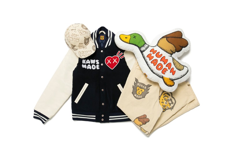 KAWS x HUMAN MADE Releases Third Collection Varsity Jacket Corduroy