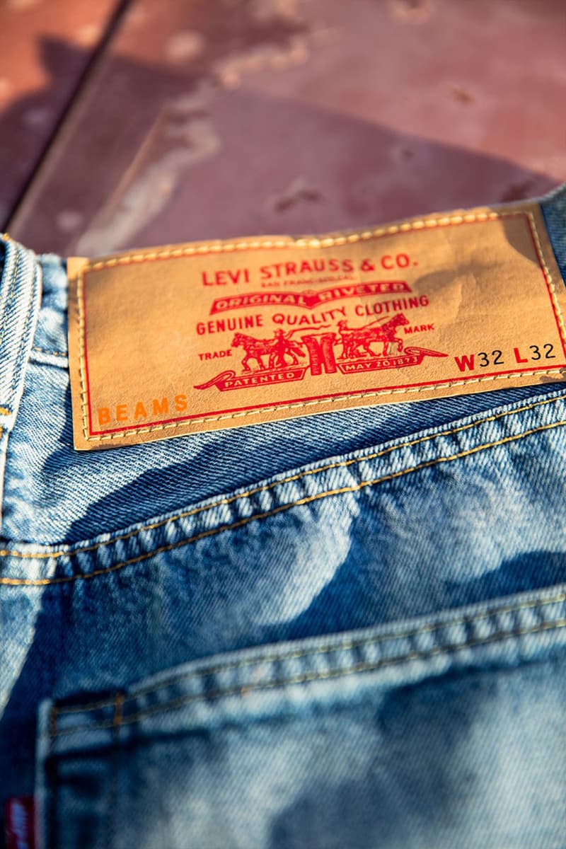 Levi's x BEAMS Release Third Collaboration Super Wide Collection 501XX LOT 506XX Denim Jeans Jacket T-shirts Buy Price Release Info