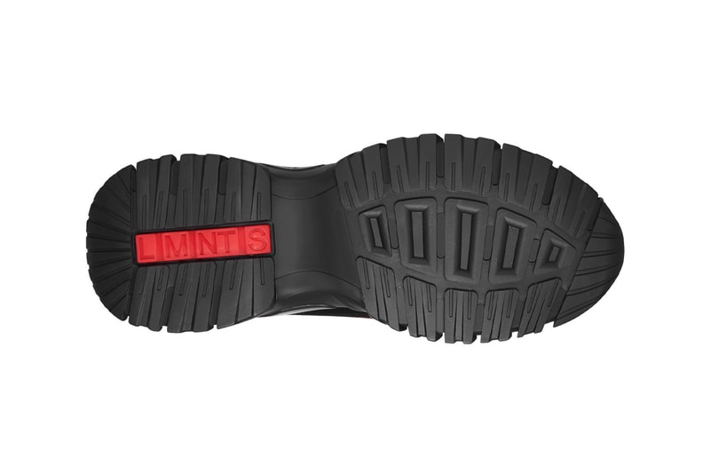 LMNTS Brand Alpha Runner "Black/Red" Sneaker Info release 