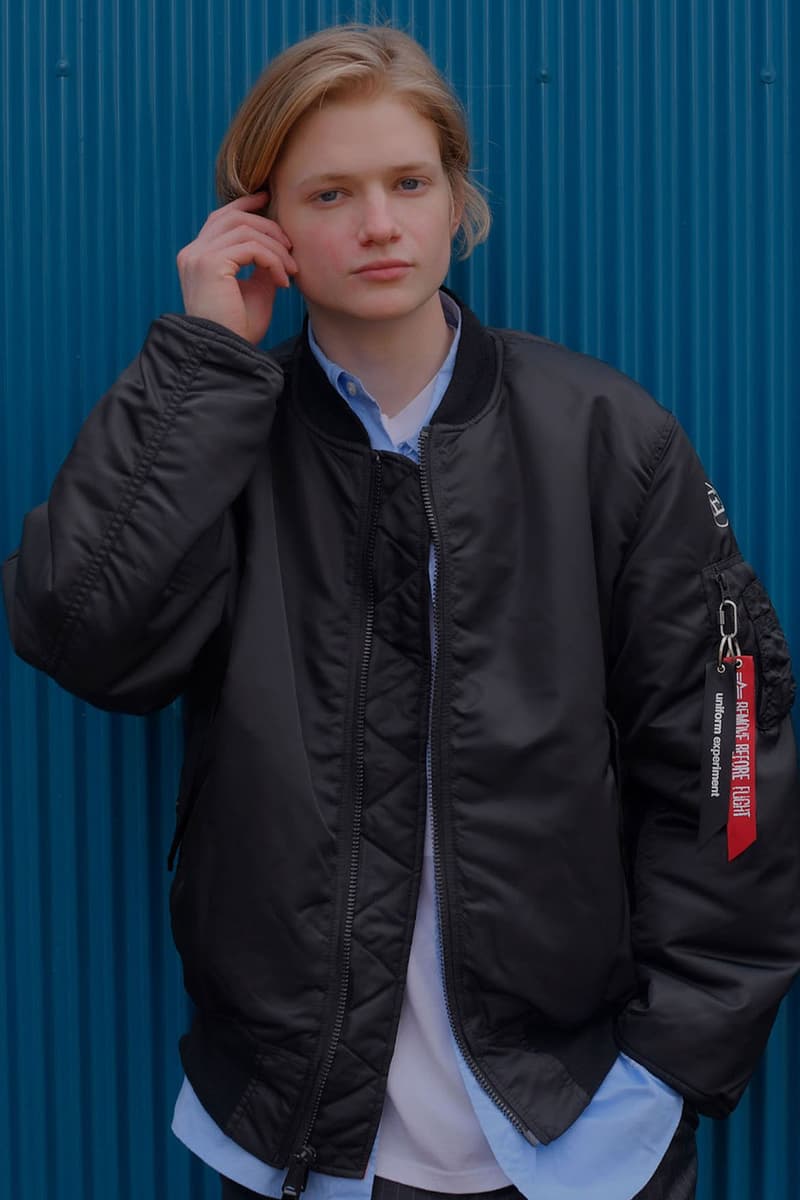 Loro Piana x Uniform Experiment Release New Year Items MA-1 Jacket Side Tapered Pants New Collaboration Collection Alpha Industries Fragment Design Hirofumi Kiyonaga Hiroshi Fujiwara Buy Price Info