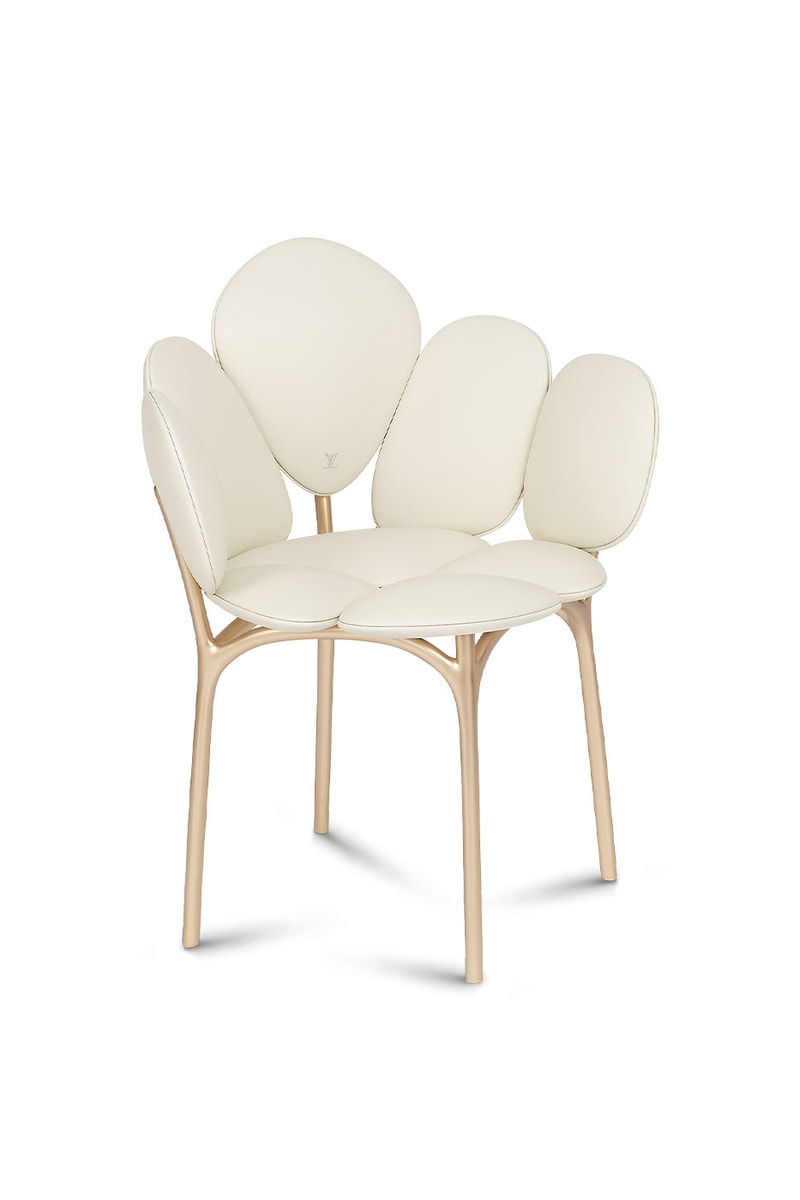 Louis Vuitton New Latest 2021 Objets Nomades Collection Furniture Aguacate Avocado Petal Chair Cosmic Table Merengue Pouf Buy Info Release Miami