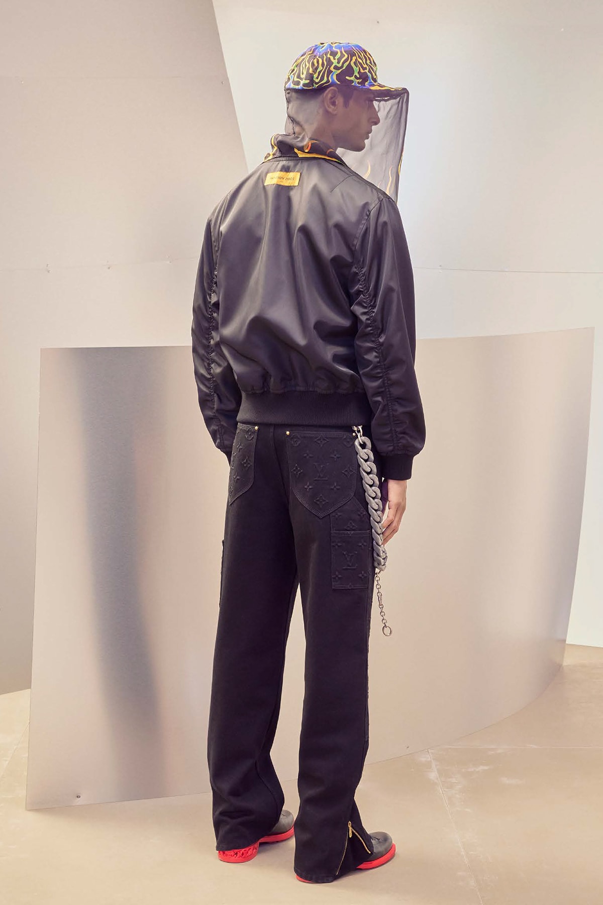 Virgil Abloh's Louis Vuitton Tatic Sneaker & Denim Pants