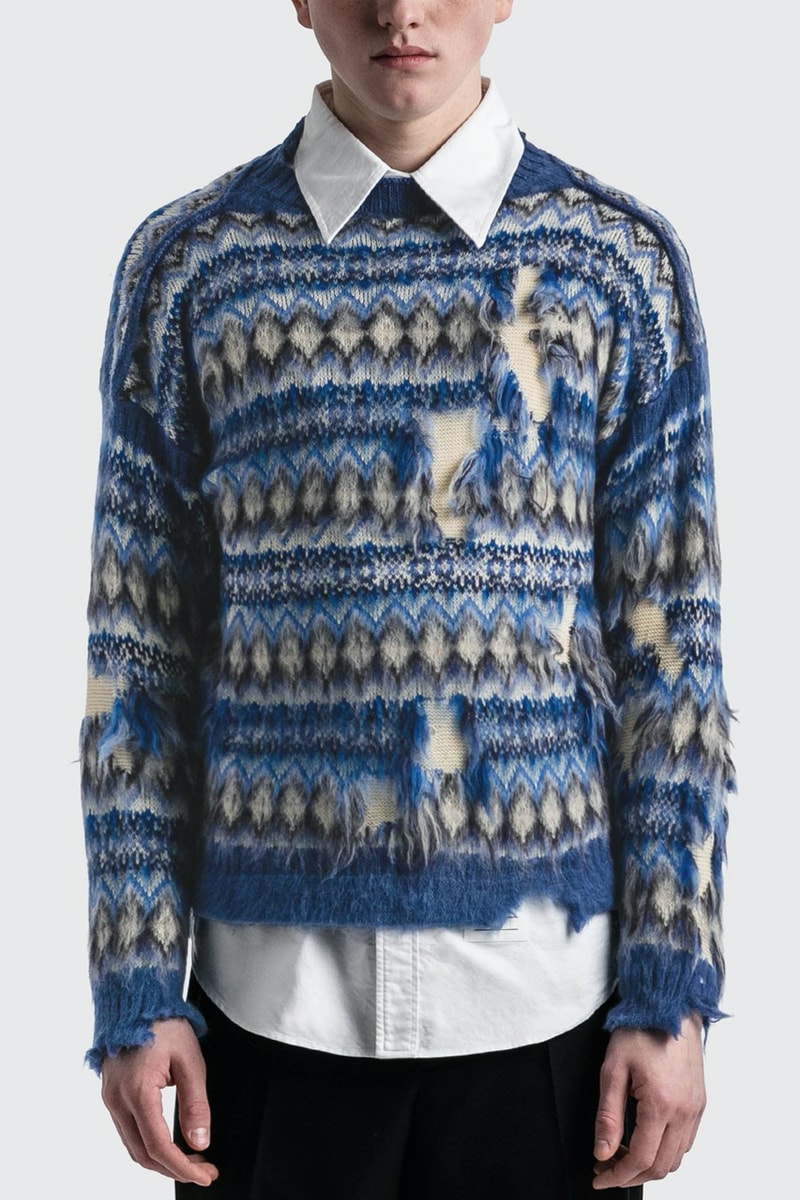 Maison Margiela Ripped Knitted Jumper Release Information when does it drop