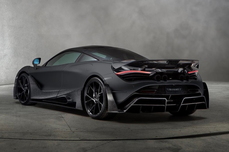 Mansory McLaren 720S Tuned Blacked Out Custom Rework Faster Powerful V8 Engine Supercar British 