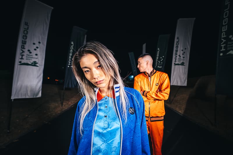 Mark & Lona SS22 Collection at HYPEGOLF Japan Event Streetwear Invitational Lookbook Night Shoot