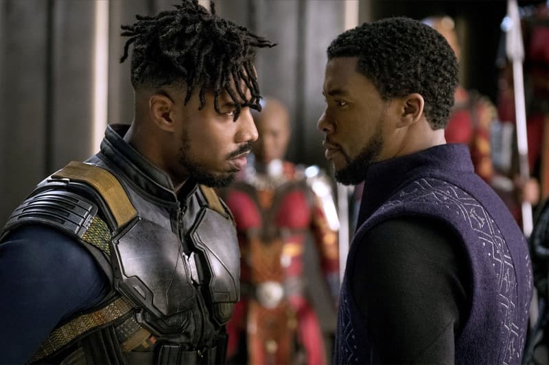 marvel studios cinematic universe disney black panther tchalla erik killmonger villain michael b jordan chadwick boseman