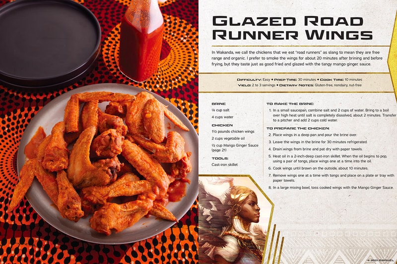 marvel studios cinematic universe black panther tchalla wakanda recipe cookbook cooking cuisine 