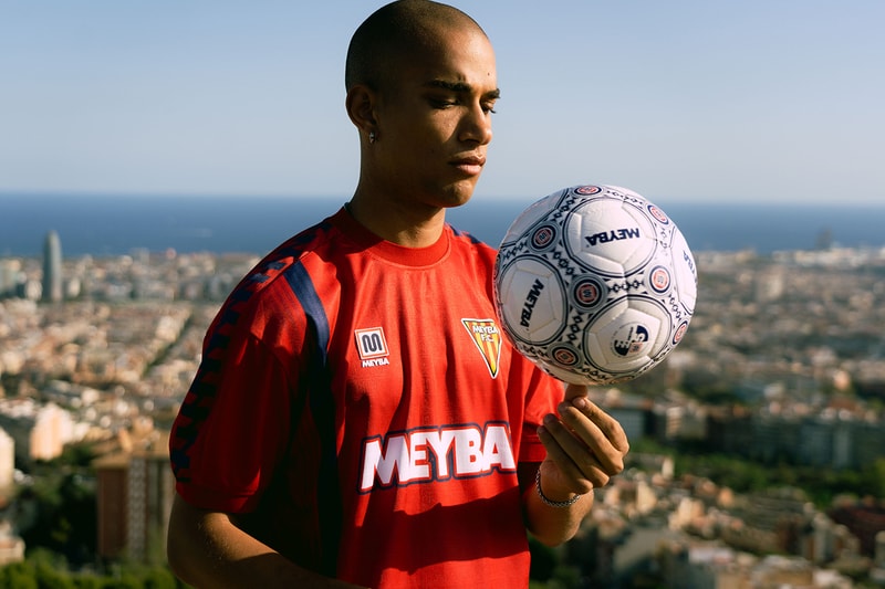Meyba Spring/Summer 2022 Lookbook Collection football release information Barcelona fc Neal heard