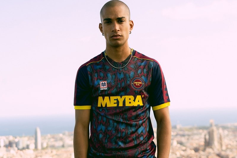 Meyba Spring/Summer 2022 Lookbook Collection football release information Barcelona fc Neal heard