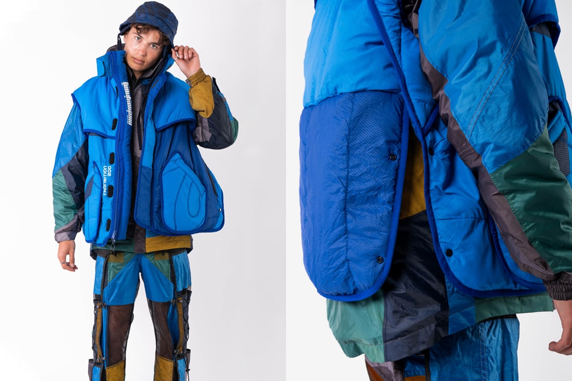 molly sellars camping waste music festival technical outerwear recycled upcycled tent westminster graduate collection
