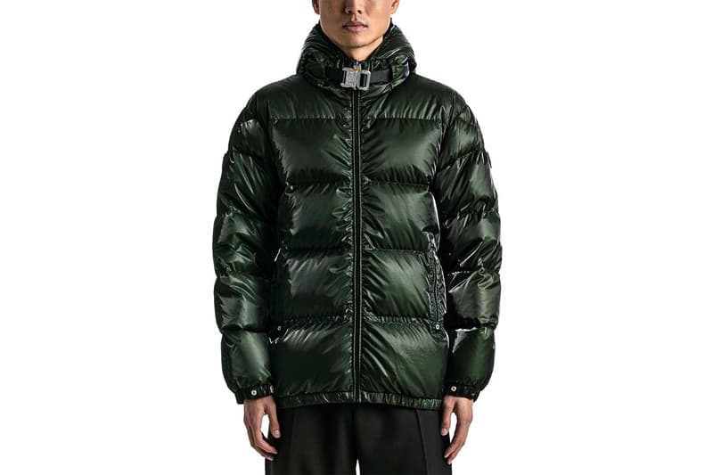 Moncler Genius 1017 ALYX 9SM Almondy Jacket Forest Green Matthew M Williams Winter HBX