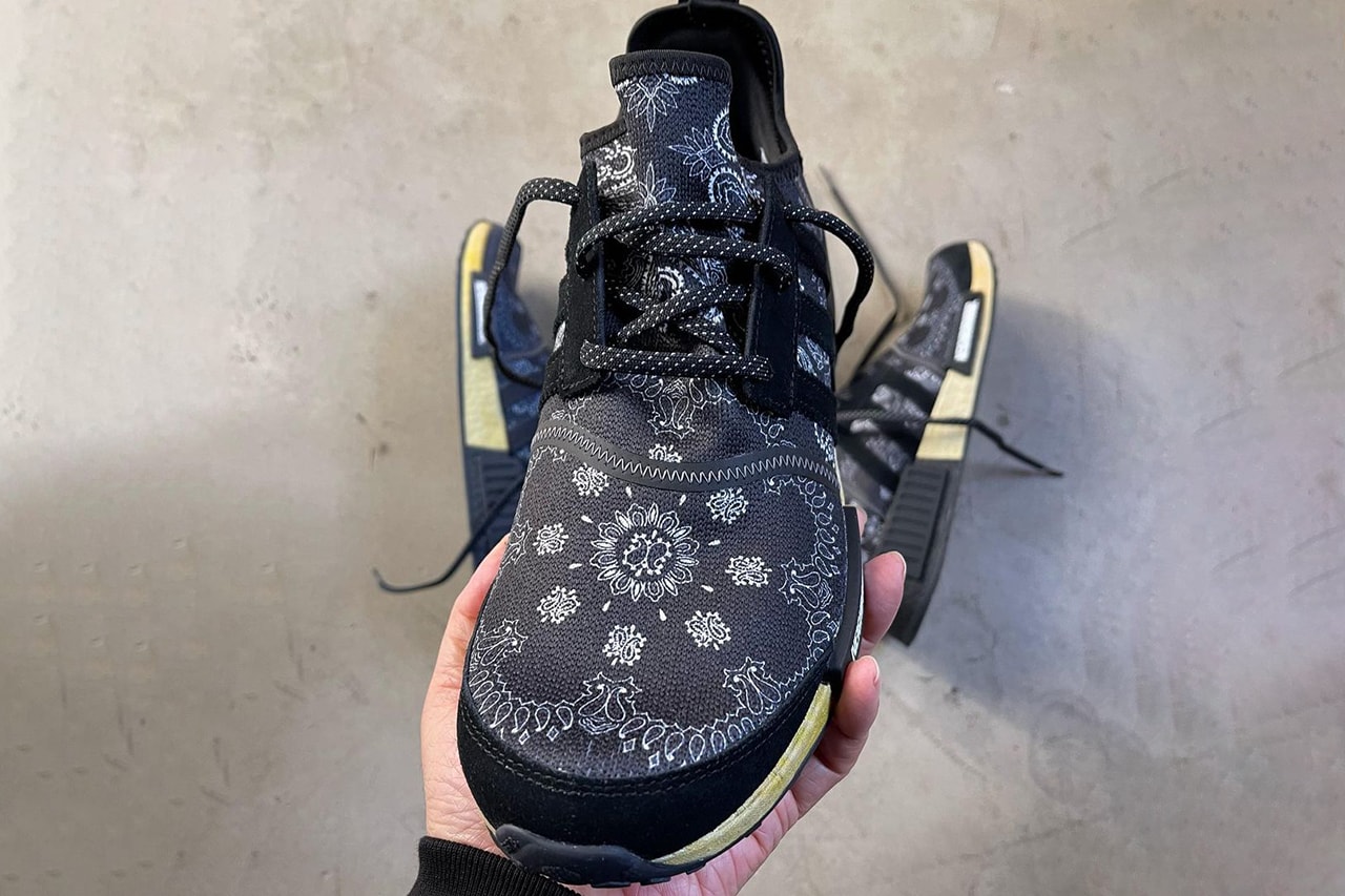 neighborhood adidas nmd r1 paisley black gold release date info store list buying guide photos price 