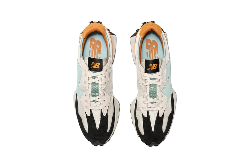 new balance 327 winter athletics release information details madras orange light blue moonbeam 299093