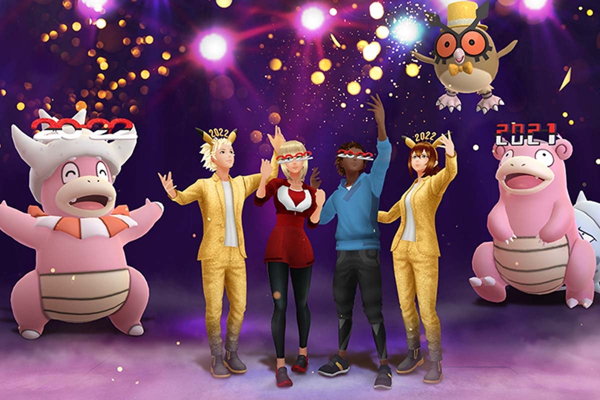 niantic pokemon go new years event special hat costumes outfits 2022 celebrations 