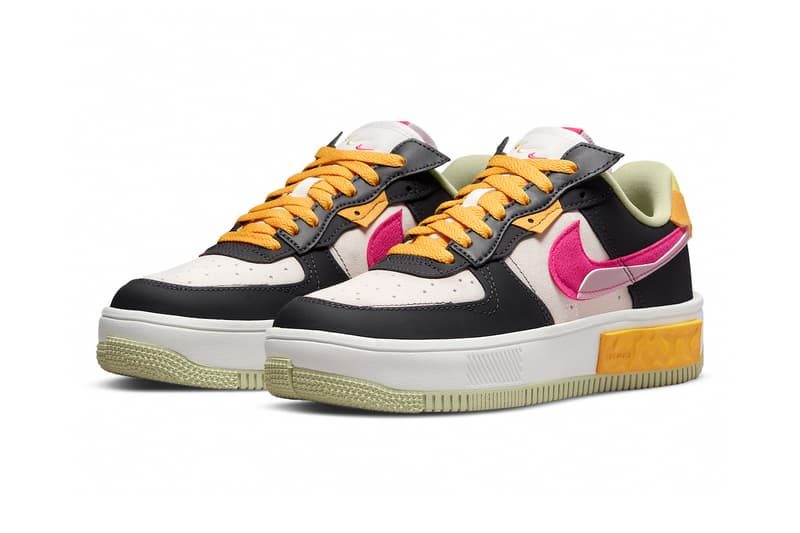 Nike Air Force 1 Fontanka Summit blanco off noir Pink Prime DR7880 001 2022 cinta de cassette fecha de información de lanzamiento