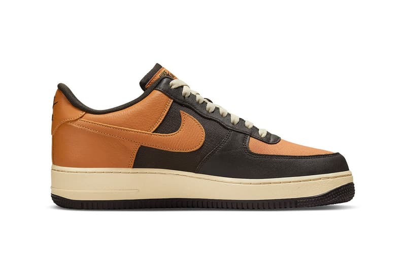 Nike Air Force 1 GORE-TEX Arrives in Olive and Shattered Backboard Colorways black orange brown sail yellowed midsole olive light grey do2760 220 do2760 206 release info