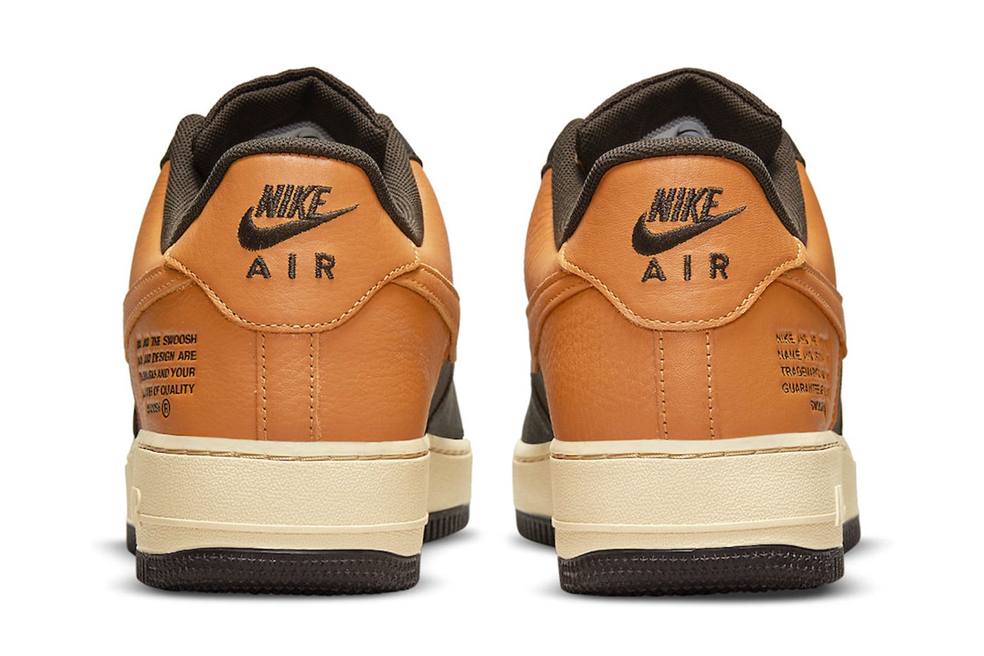 Nike Air Force 1 GORE-TEX Arrives in Olive and Shattered Backboard Colorways black orange brown sail yellowed midsole olive light grey do2760 220 do2760 206 release info