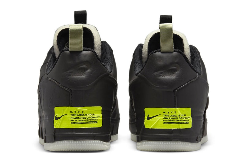 Nike Air Force 1 Low Experimental Releases With Glow in the Dark Soles release info DJ9780-001 nike sportswear footwear shoes