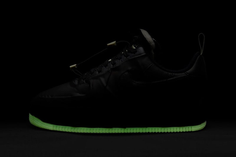 Nike Air Force 1 Low Experimental Releases With Glow in the Dark Soles release info DJ9780-001 nike sportswear footwear shoes