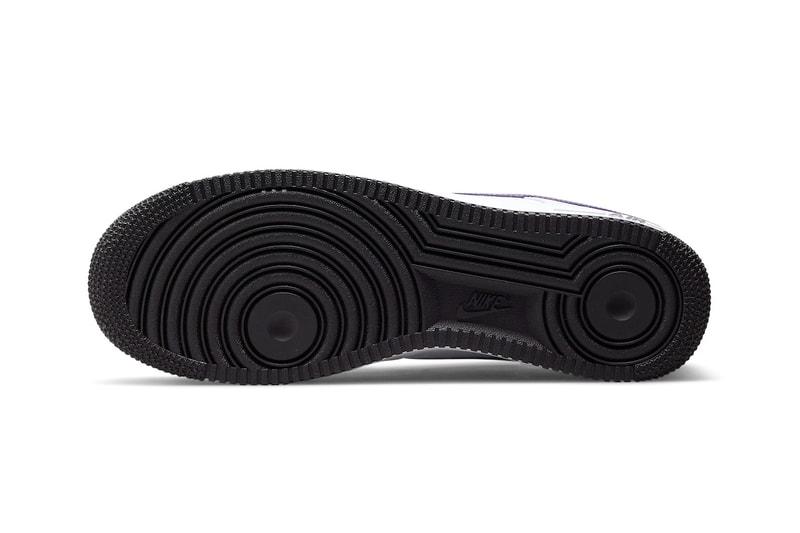 Nike Air Force 1 Low Hoops DH7440 Release Information black university gold canyon purple