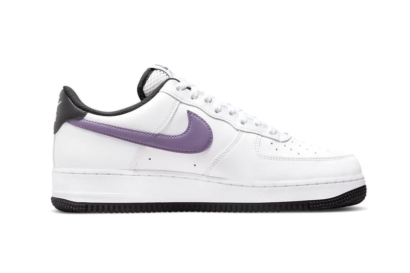 Nike Air Force 1 Low Hoops DH7440 Release Information black university gold canyon purple