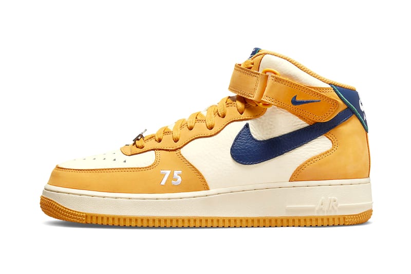 blue and black air force ones high top