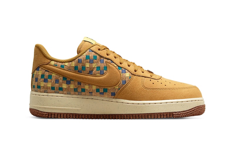 Here Are the Official Images of the Nike Air Force 1 N7 "Woven Cork" DM4956-700 nike air force 1 low shows footwear sneakers af1s af1 