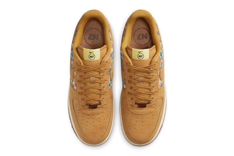 Here Are the Official Images of the Nike Air Force 1 N7 "Woven Cork" DM4956-700 nike air force 1 low shows footwear sneakers af1s af1 