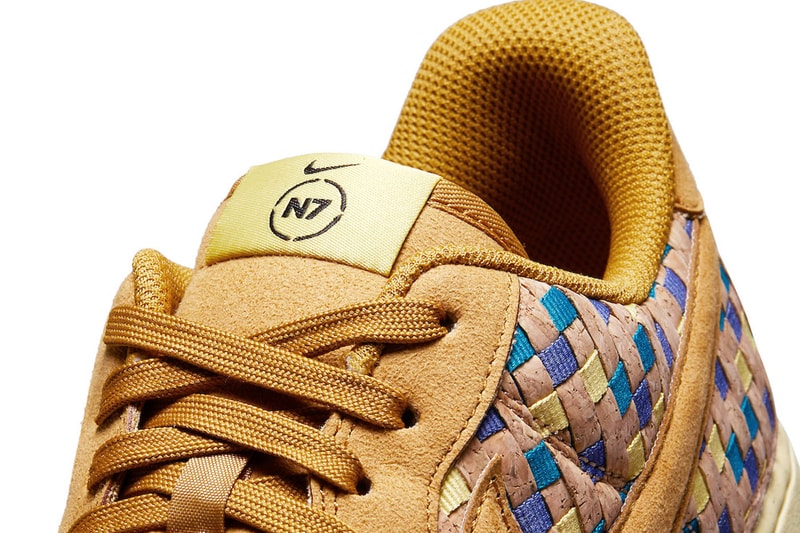 Here Are the Official Images of the Nike Air Force 1 N7 "Woven Cork" DM4956-700 nike air force 1 low shows footwear sneakers af1s af1 