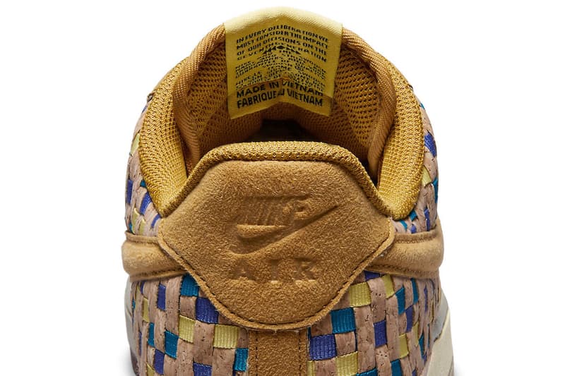 Here Are the Official Images of the Nike Air Force 1 N7 "Woven Cork" DM4956-700 nike air force 1 low shows footwear sneakers af1s af1 