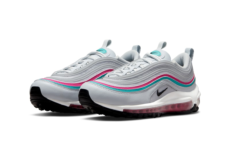 Nike Air Max ‘97 Teases New “Miami Vice” Inspired Colorway 1980's inspiration television tv show 