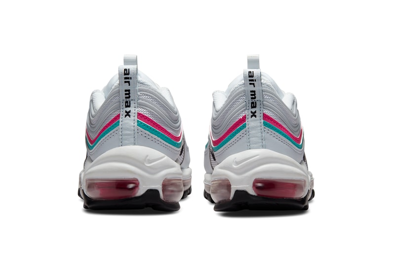 Nike Air Max ‘97 Teases New “Miami Vice” Inspired Colorway 1980's inspiration television tv show 