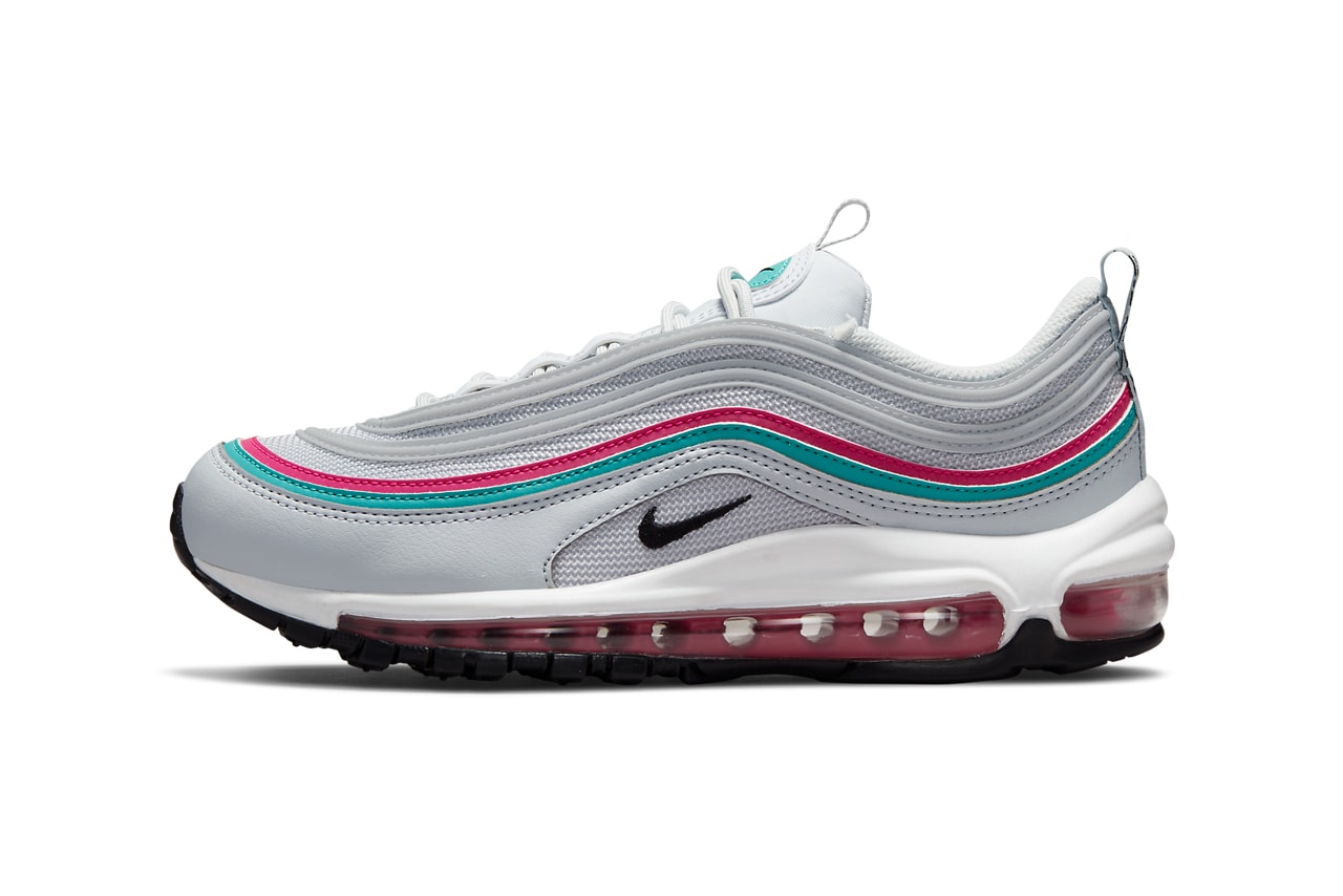 Nike Air Max ‘97 Teases New “Miami Vice” Inspired Colorway 1980's inspiration television tv show 
