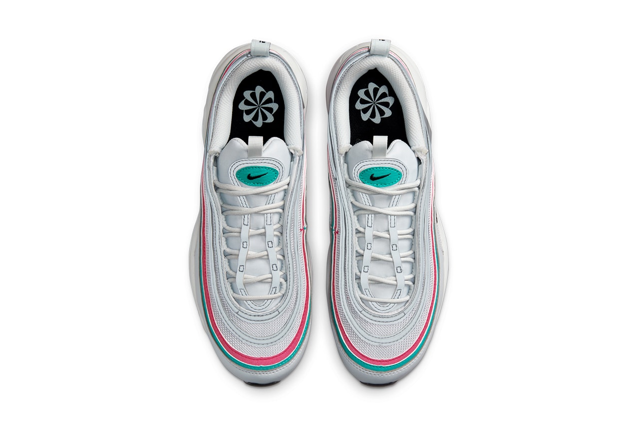 Nike Air Max ‘97 Teases New “Miami Vice” Inspired Colorway 1980's inspiration television tv show 