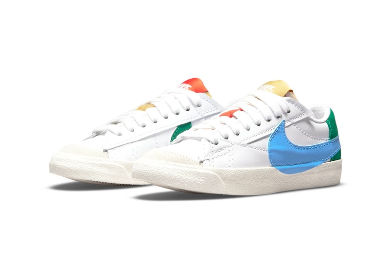 Nike Blazer Low Jumbo "Mismatch" Has Officially Been Unveiled sneakers footwear blazer mid nike sportswear jumbo series DQ1470-100