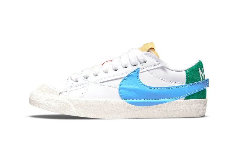 Nike Blazer Low Jumbo "Mismatch" Has Officially Been Unveiled sneakers footwear blazer mid nike sportswear jumbo series DQ1470-100