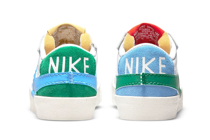 Nike Blazer Low Jumbo "Mismatch" Has Officially Been Unveiled sneakers footwear blazer mid nike sportswear jumbo series DQ1470-100