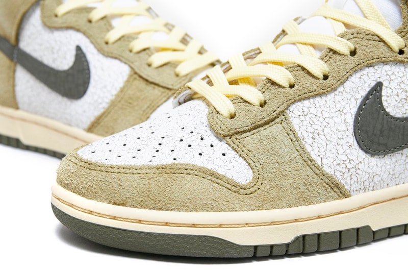 Nike Dunk High Re-Raw DO6713-300 Release Info footwear swoosh leather mesh suede coriander summit white sail Date Buy Price