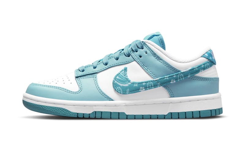 teal and black dunks