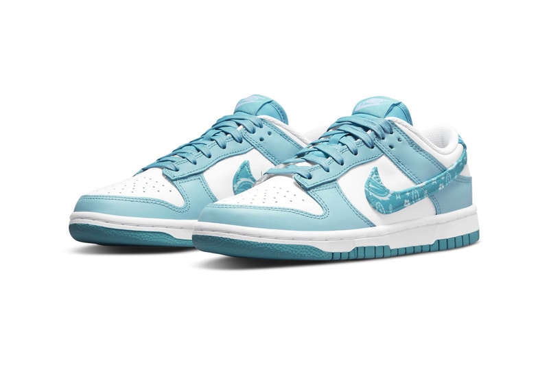 Nike Dunk Low Blue Paisley Black Paisley Official Look Release Info DH4401-101 DH4401-100 WMNS Womens Date Buy Price