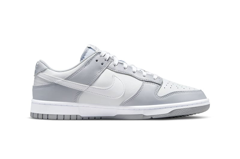 nike dunk gray white