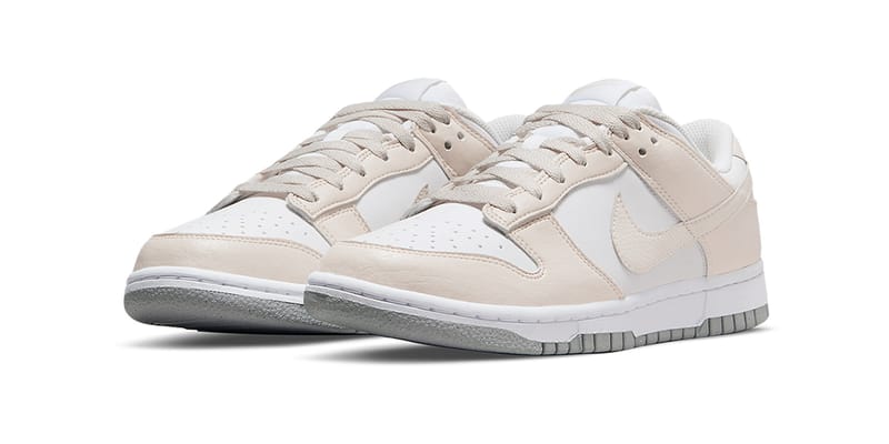 nike dunk low white oatmeal womens