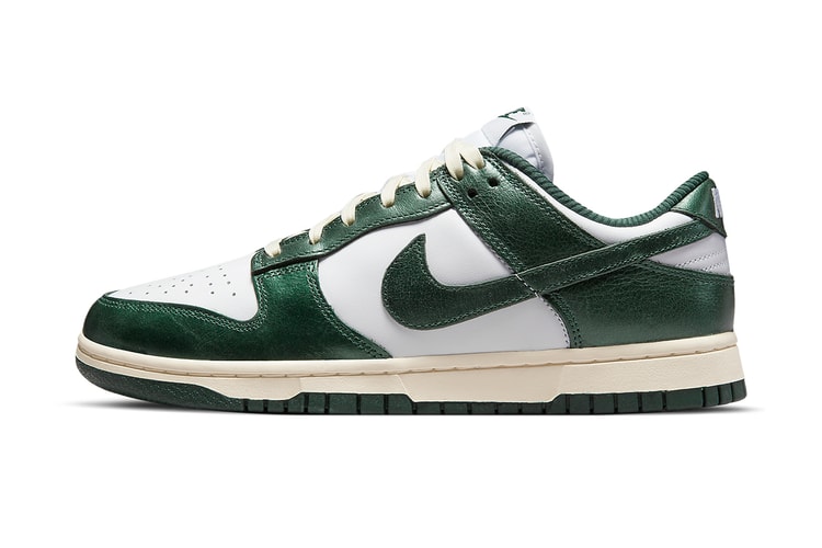 The Aged Aesthetic Pops Up on This Nike Dunk Low "Vintage Green"