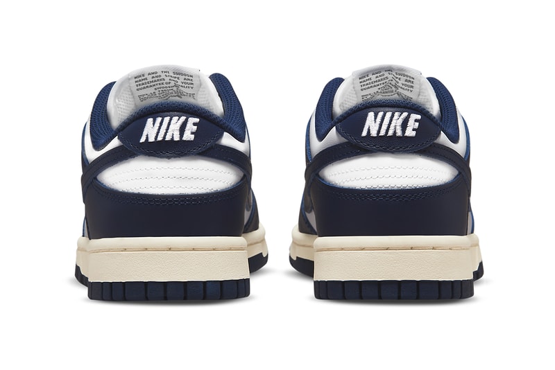 nike dunk low vintage navy white DD1503 115 release date info store list buying guide photos price 