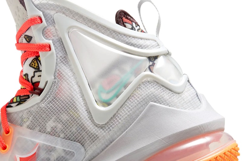 Official Look Nike LeBron 19 Fast Food DC9341-001 lebron james nike basketball shoes los angeles lakers nba king james