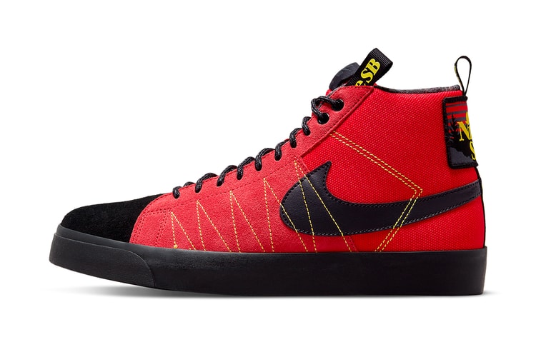Nike SB Blazer Mid "Acclimate" Surfaces With a Bold Red and Black Makeover
