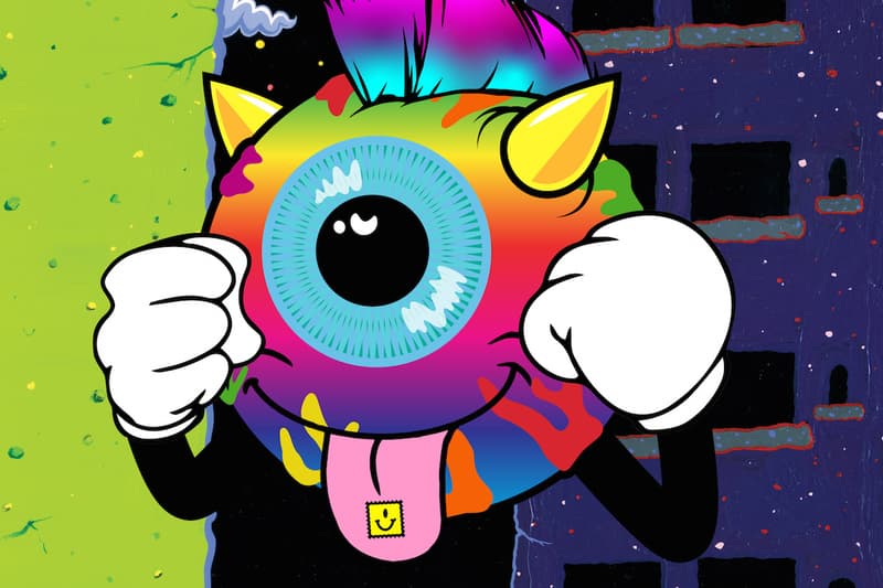 eyeball nft app mishka brooklyn metaverse art eye logo streetwear brand mishkaverse